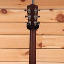 Eastman E20SSTC acoustic guitar sunburst finish with ornate tuning machines and black endpin
