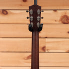 Eastman E20SSTC acoustic guitar sunburst finish with ornate tuning machines and black endpin