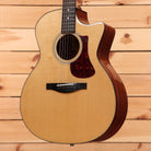 Eastman AC1221CEDLX acoustic guitar natural finish with venetian cutaway and red tortoiseshell pickguard