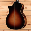 Eastman AC622CE sunburst semi-hollow acoustic-electric guitar with flame maple top and venetian cutaway