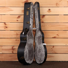 Eastman AC922CE natural acoustic guitar case black exterior gray velvet interior