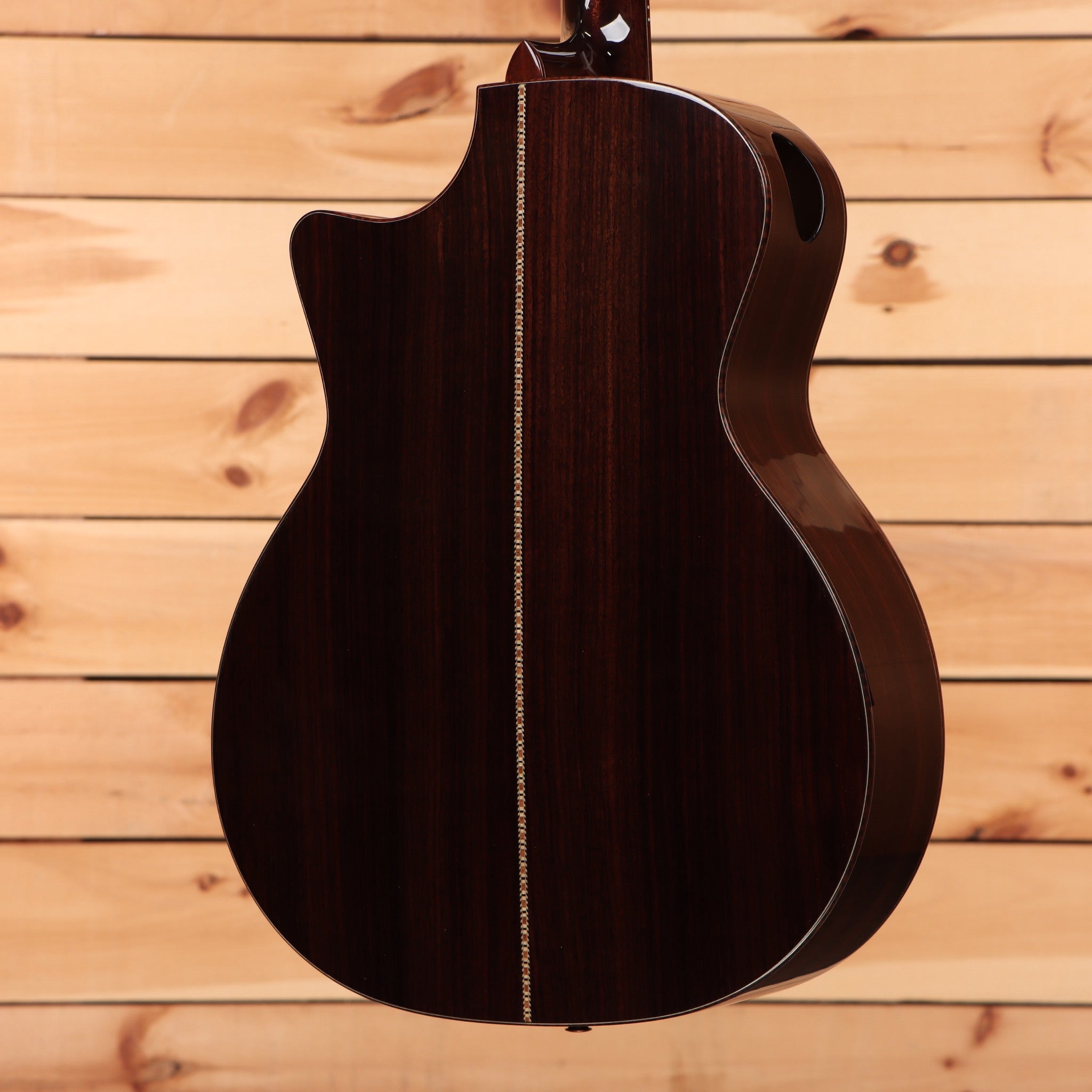 Eastman AC922CE acoustic guitar natural finish with cutaway and inlaid center stripe
