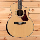 Eastman AC922CE natural acoustic guitar with cutaway and abalone inlay binding