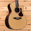 Eastman AC922CE natural acoustic guitar with venetian cutaway and abalone rosette binding