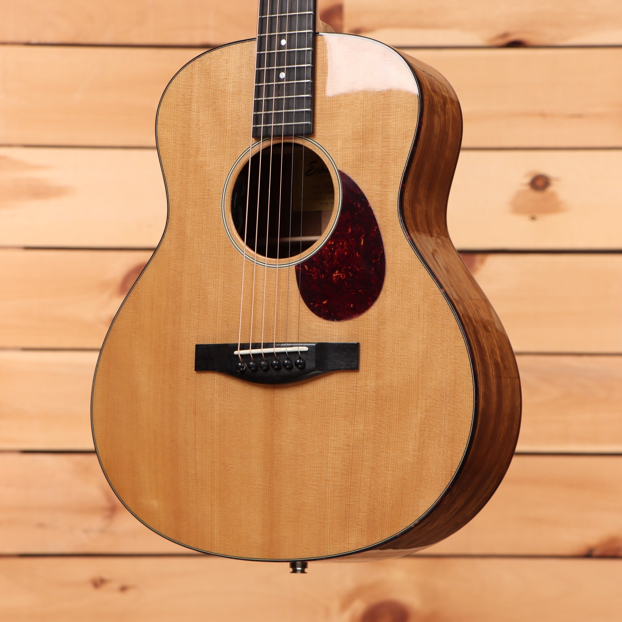 Eastman AC1G2EDL-X acoustic guitar natural finish dreadnought with tortoiseshell pickguard