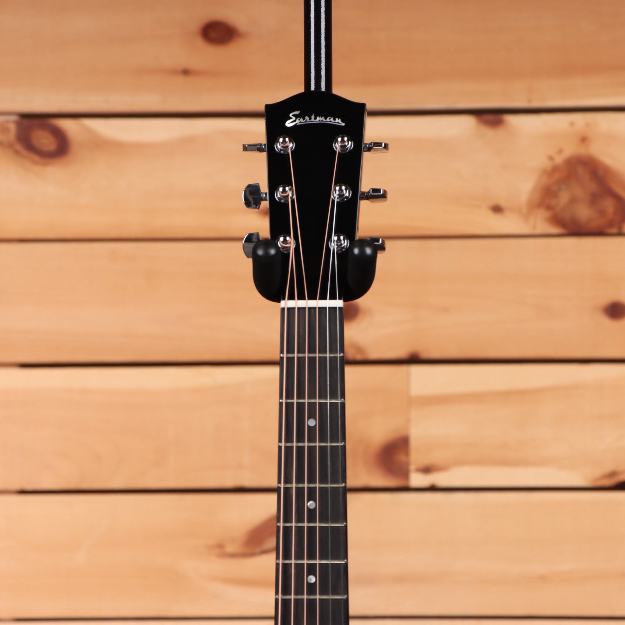 Eastman ACTG2EDLX natural acoustic guitar with cutaway and rosewood fretboard