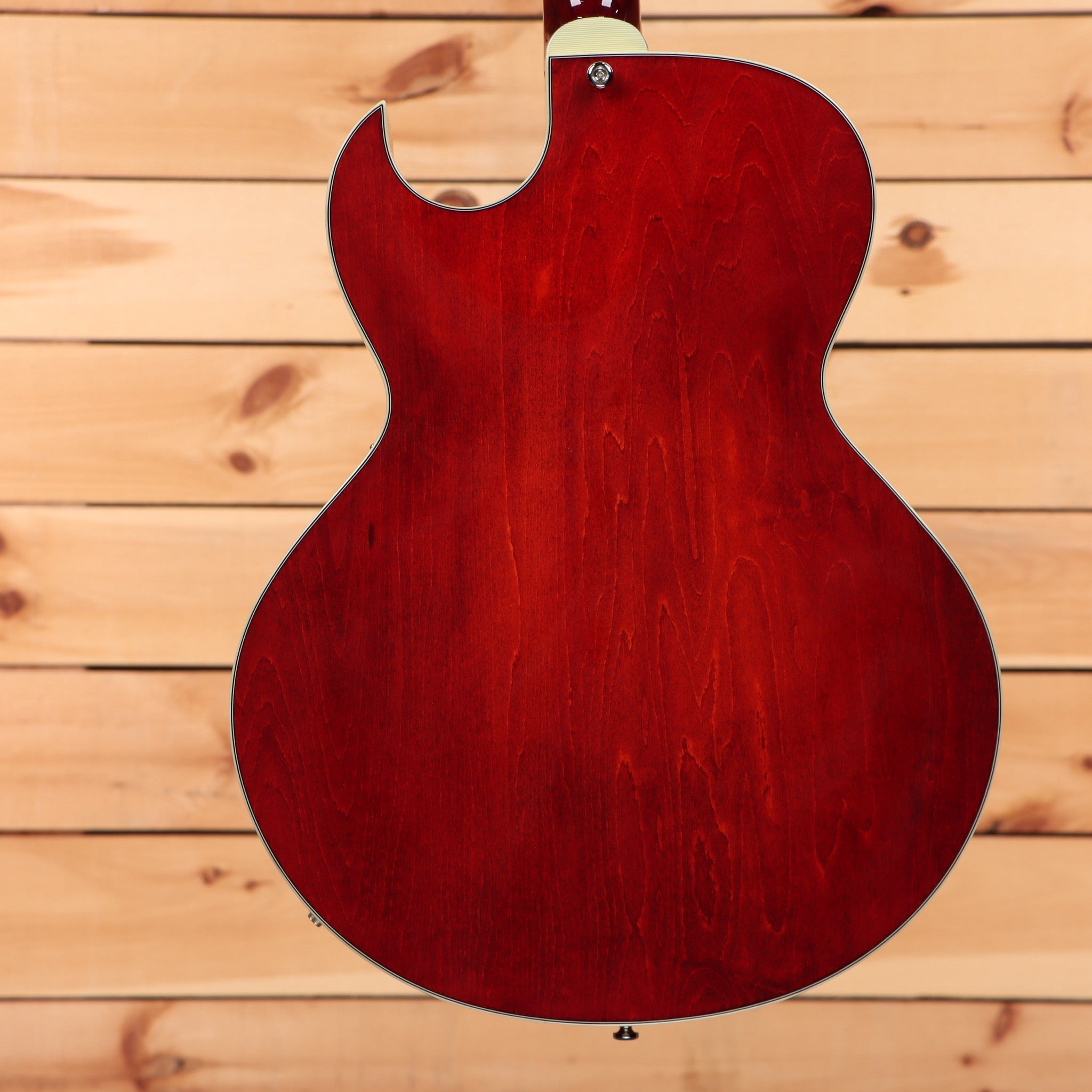 Eastman AR372CE P90 semi-hollow electric guitar classic red finish with P90 pickups and venetian cutaway