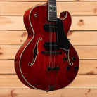 Eastman AR372CE semi-hollow electric guitar classic red with P90 pickups and f-holes