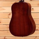 Eastman E10DTC dreadnought acoustic guitar natural finish with solid wood back and sides