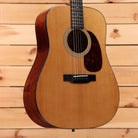 Eastman E10DTC dreadnought acoustic guitar natural finish with mahogany back and sides