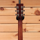 Eastman E10OMtc dreadnought acoustic guitar natural finish with ornate headstock tuners