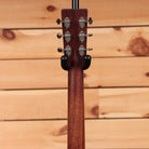 Eastman E10OMtc dreadnought acoustic guitar natural finish with ornate chrome tuning machines