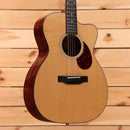 Eastman E1OMCEdlx acoustic guitar natural finish cutaway with rosewood back and sides