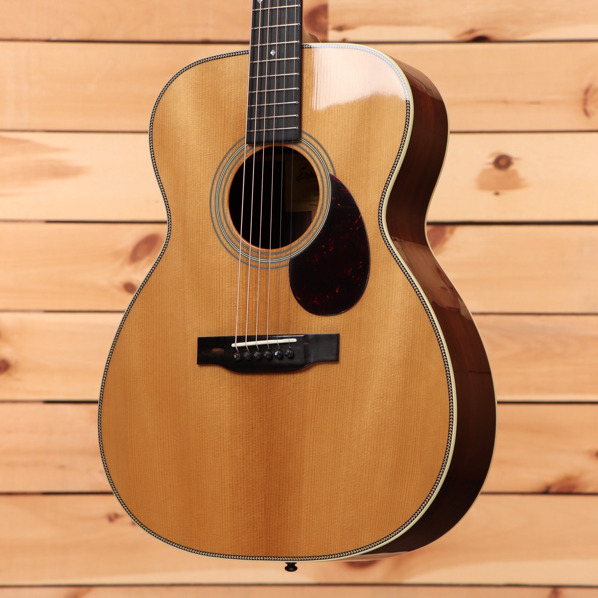 Eastman E20OM-TC acoustic guitar natural finish with rosewood back and sides