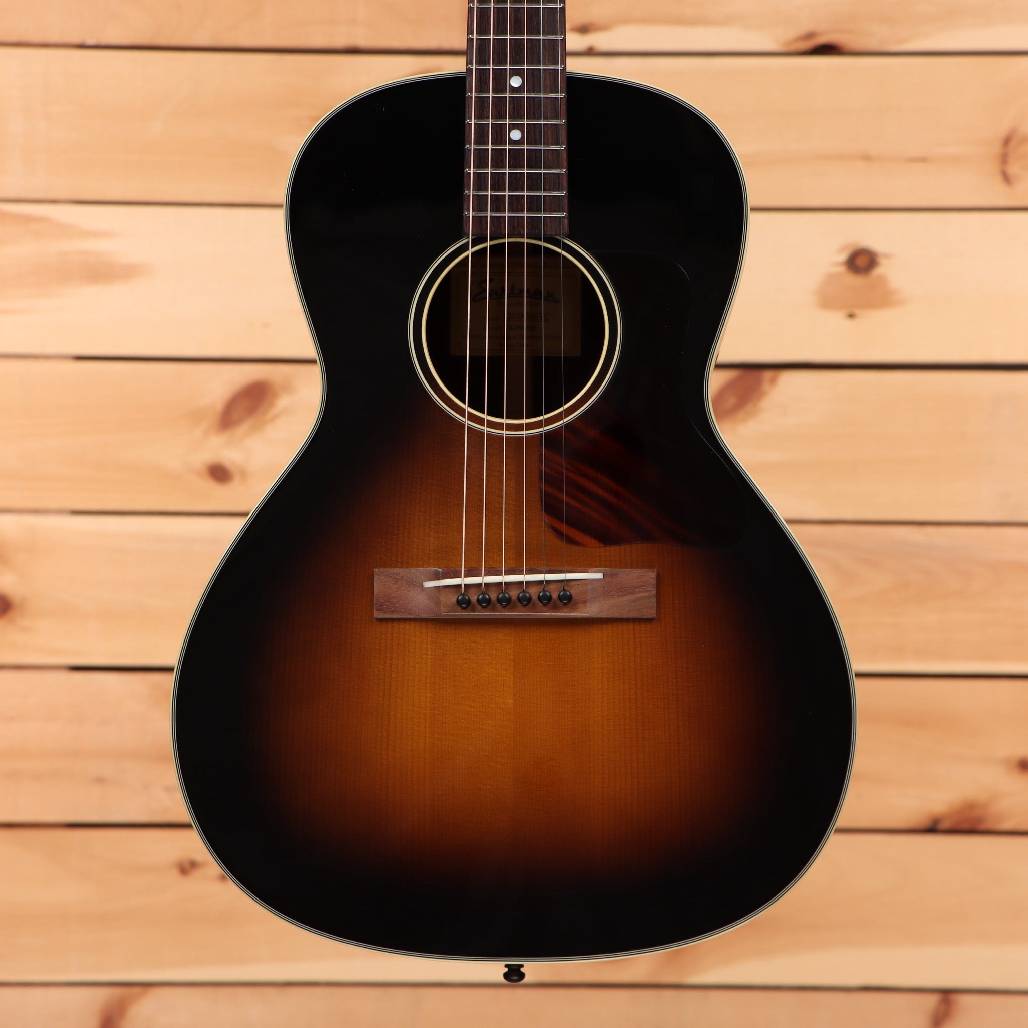 Eastman E20OO-STC dreadnought acoustic guitar sunburst finish with rosewood fretboard