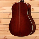 Eastman E6SSTC dreadnought acoustic guitar natural finish with white binding and mahogany back