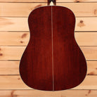 Eastman E6sstc dreadnought acoustic guitar natural finish with center stripe back detail