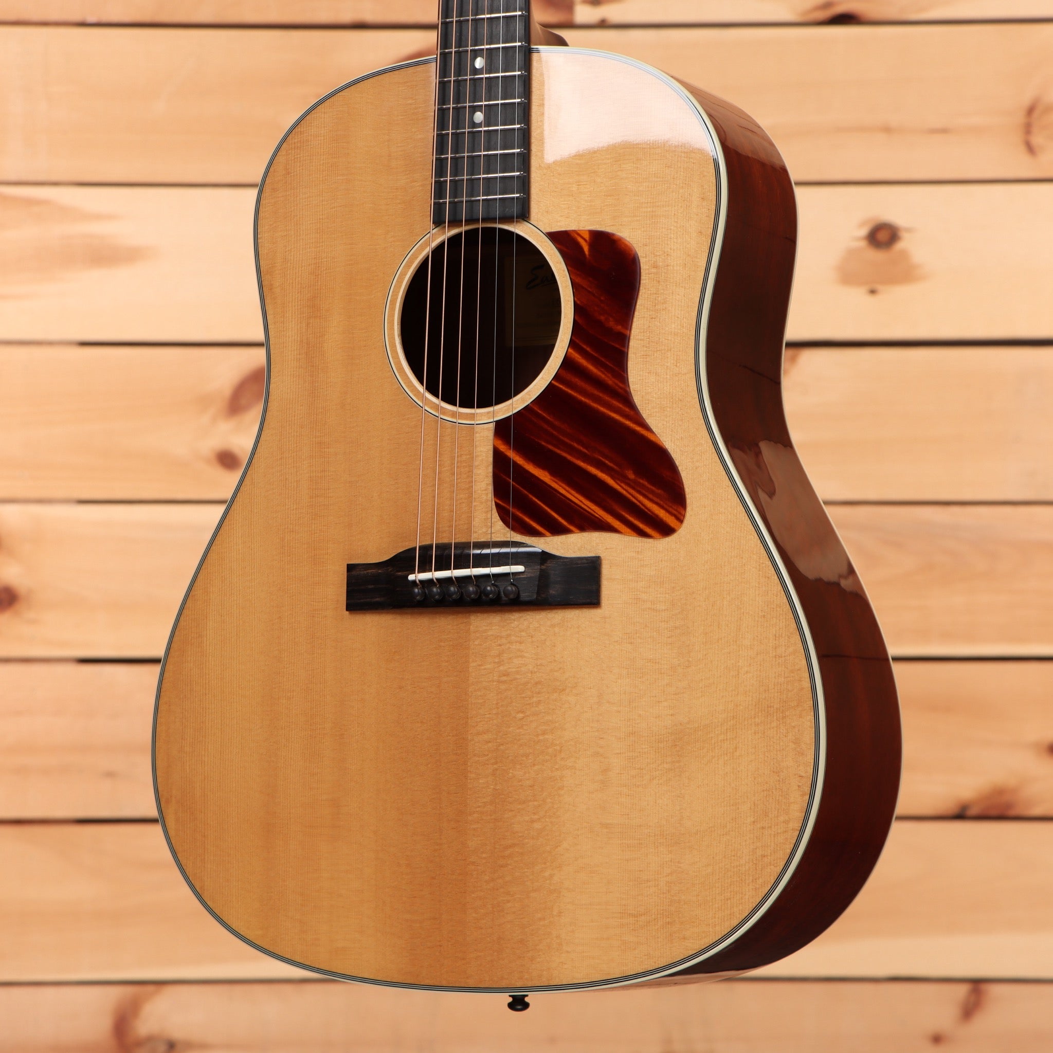Eastman E6SSTC dreadnought acoustic guitar natural finish with rosewood back and sides