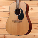 Eastman PCH1D dreadnought acoustic guitar natural finish with black pickguard