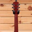 Eastman PCH1D natural acoustic guitar with chrome tuning machines and black endpin