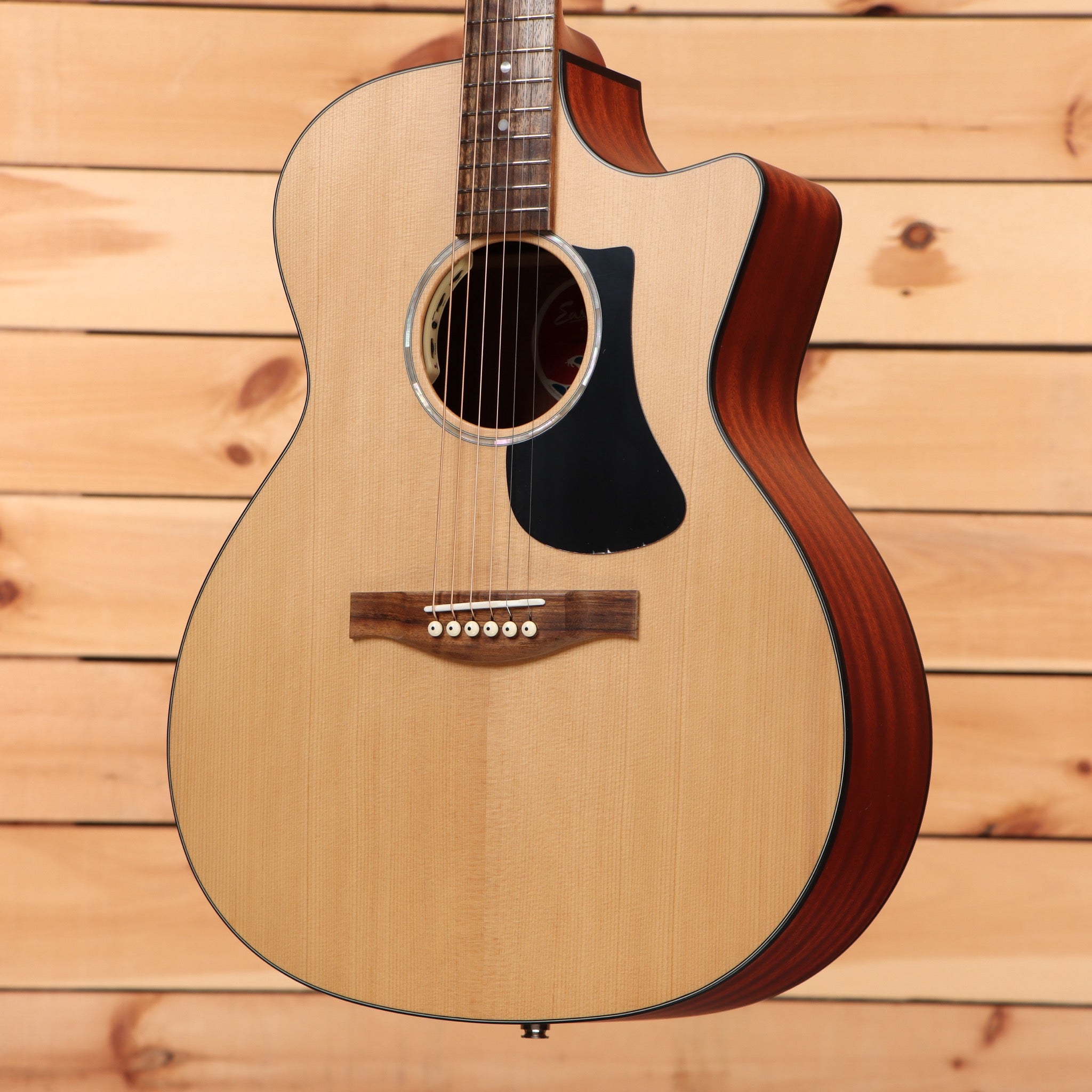 Eastman PCH1-GACE acoustic guitar natural finish venetian cutaway with rosewood back and sides