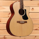 Eastman PCH1-GACE acoustic guitar natural finish with venetian cutaway and rosewood back