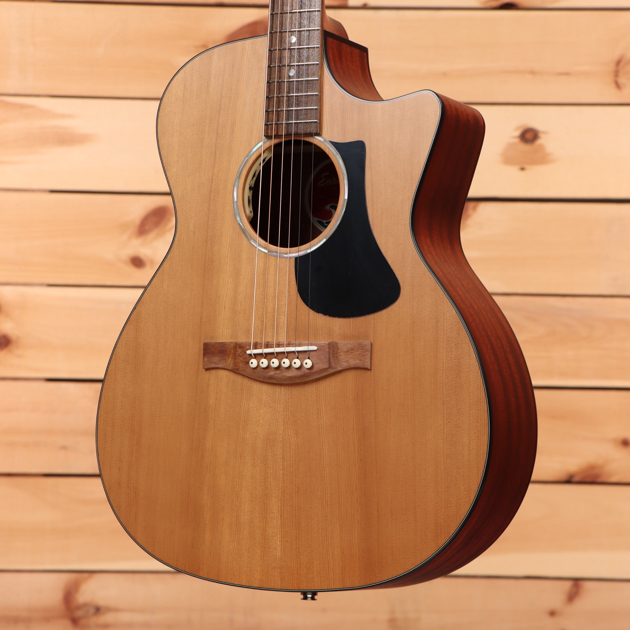 Eastman PCH1G ACE acoustic guitar natural finish with venetian cutaway and 12-string configuration