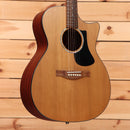 Eastman PCH1-GACE Grand Auditorium acoustic-electric guitar natural finish with venetian cutaway