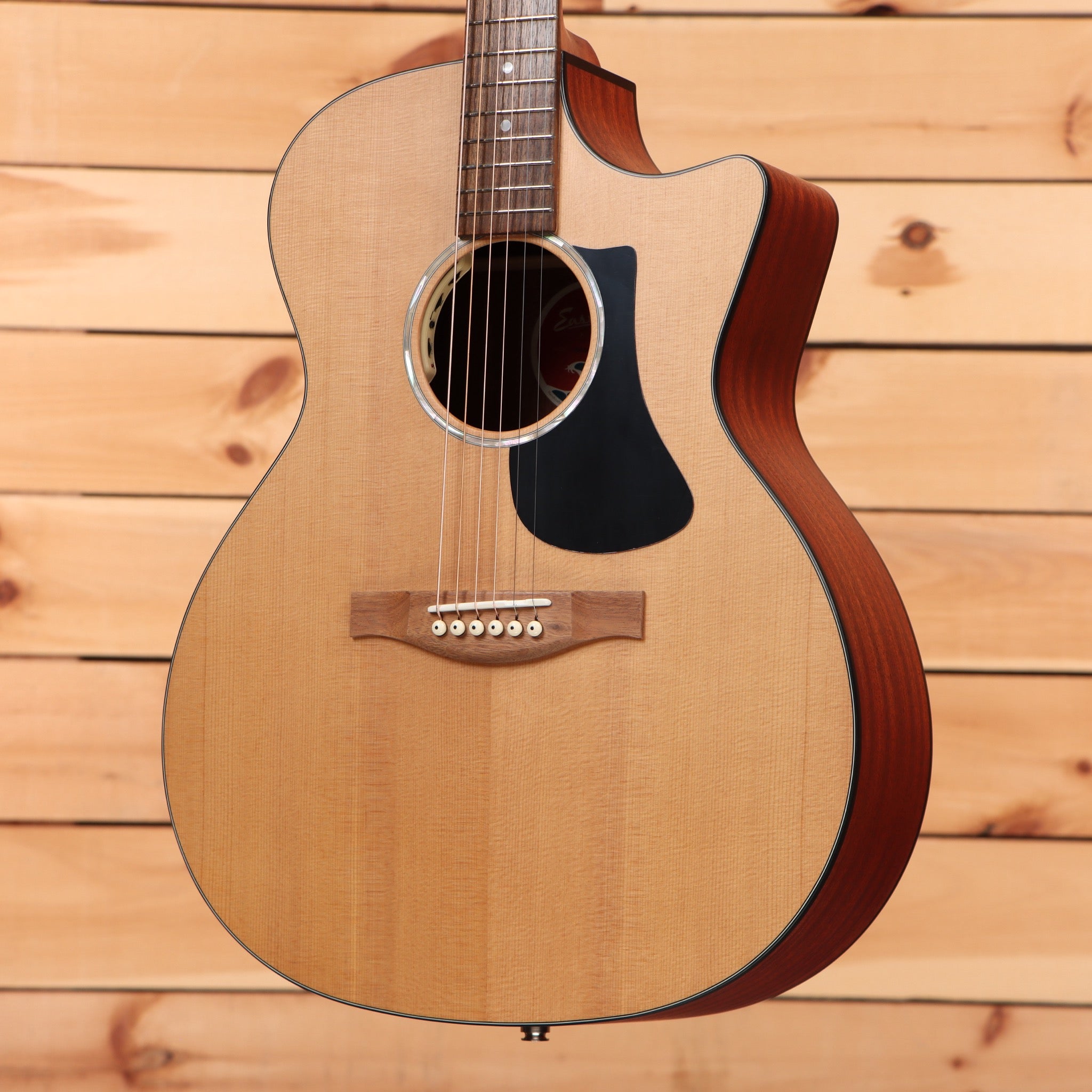 Eastman PCH1GACE acoustic guitar natural finish venetian cutaway with rosewood back and sides