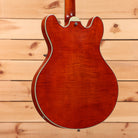 Eastman T59 semi-hollow electric guitar vintage red finish with maple top and f-holes