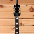 Eastman T59/TV vintage amber semi-hollowbody electric guitar with block inlays and cream tuning pegs