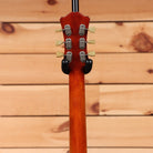 Eastman T59-TV semi-hollow electric guitar Vintage Amber with dual humbuckers and cream tuning pegs