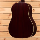 Gibson J-45 acoustic guitar vintage sunburst finish with cream binding detail