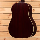 Gibson J-45 acoustic guitar vintage sunburst finish with cream binding detail