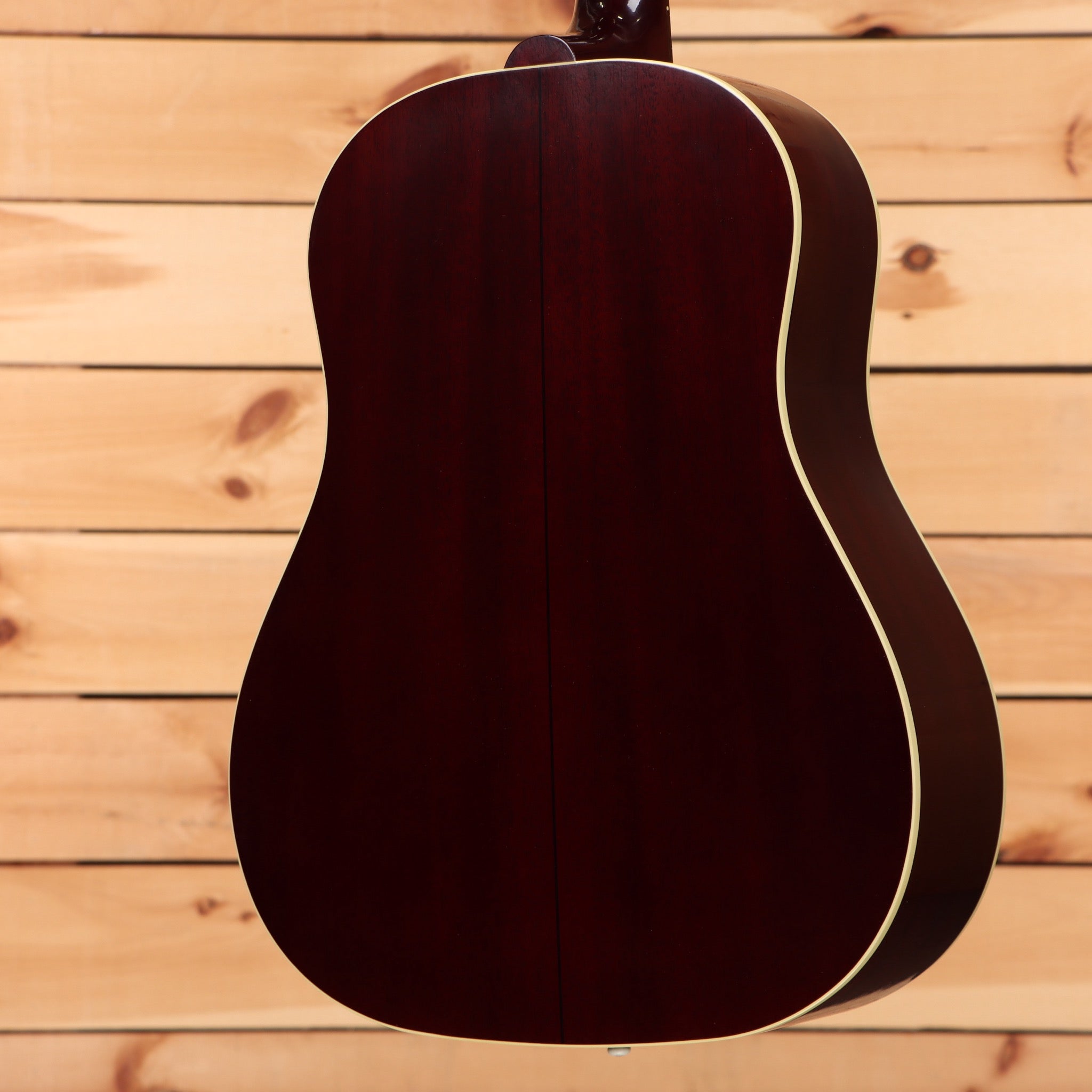 Gibson J-45 acoustic guitar vintage sunburst finish with cream binding detail