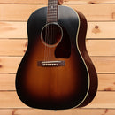 Gibson 1942 Banner J-45 dreadnought acoustic guitar vintage sunburst with cream binding