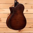 Taylor Builders Edition 652ce Grand Concert acoustic-electric guitar natural finish with venetian cutaway