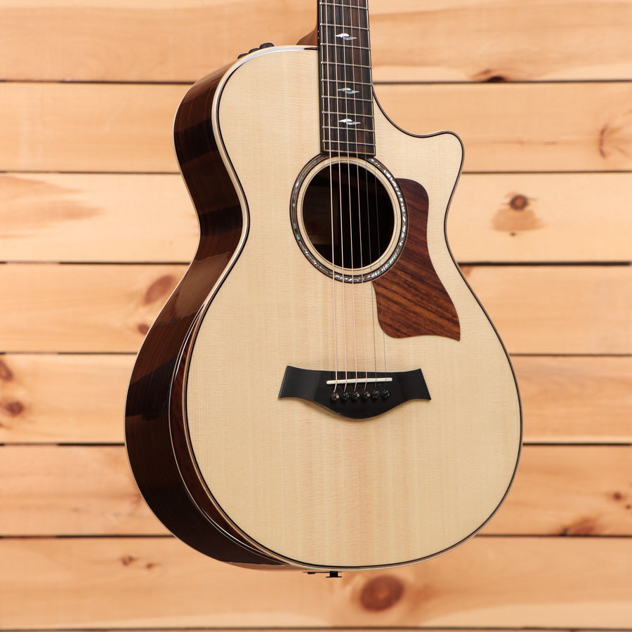 Taylor 812ce 12-fret Grand Concert acoustic-electric guitar natural finish with venetian cutaway