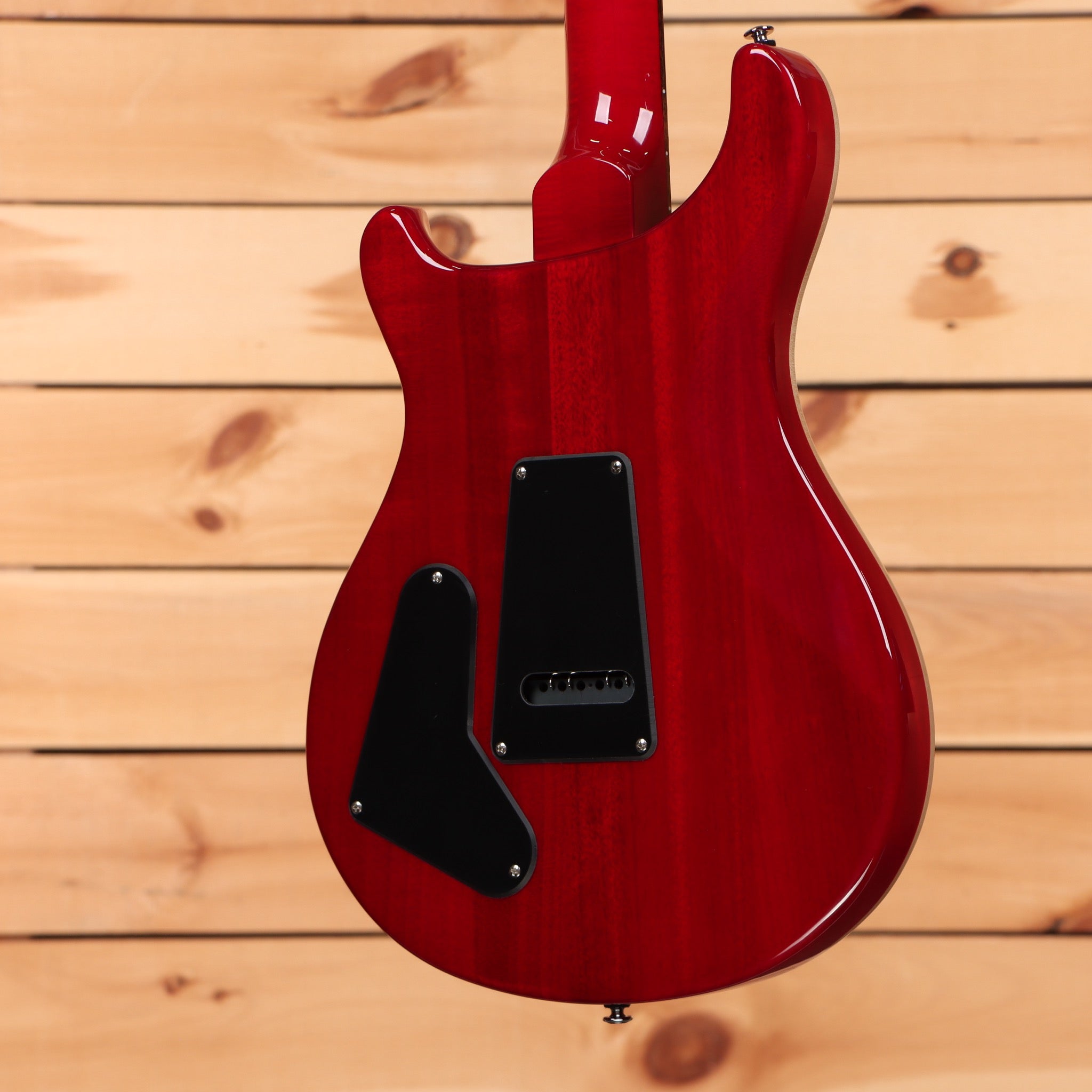 Paul Reed Smith SE Studio electric guitar Charcoal Cherry Burst with black pickguard and humbucker pickup