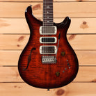 Paul Reed Smith SE Special semi-hollow electric guitar Orange Tiger Smokeburst with triple humbucker pickups