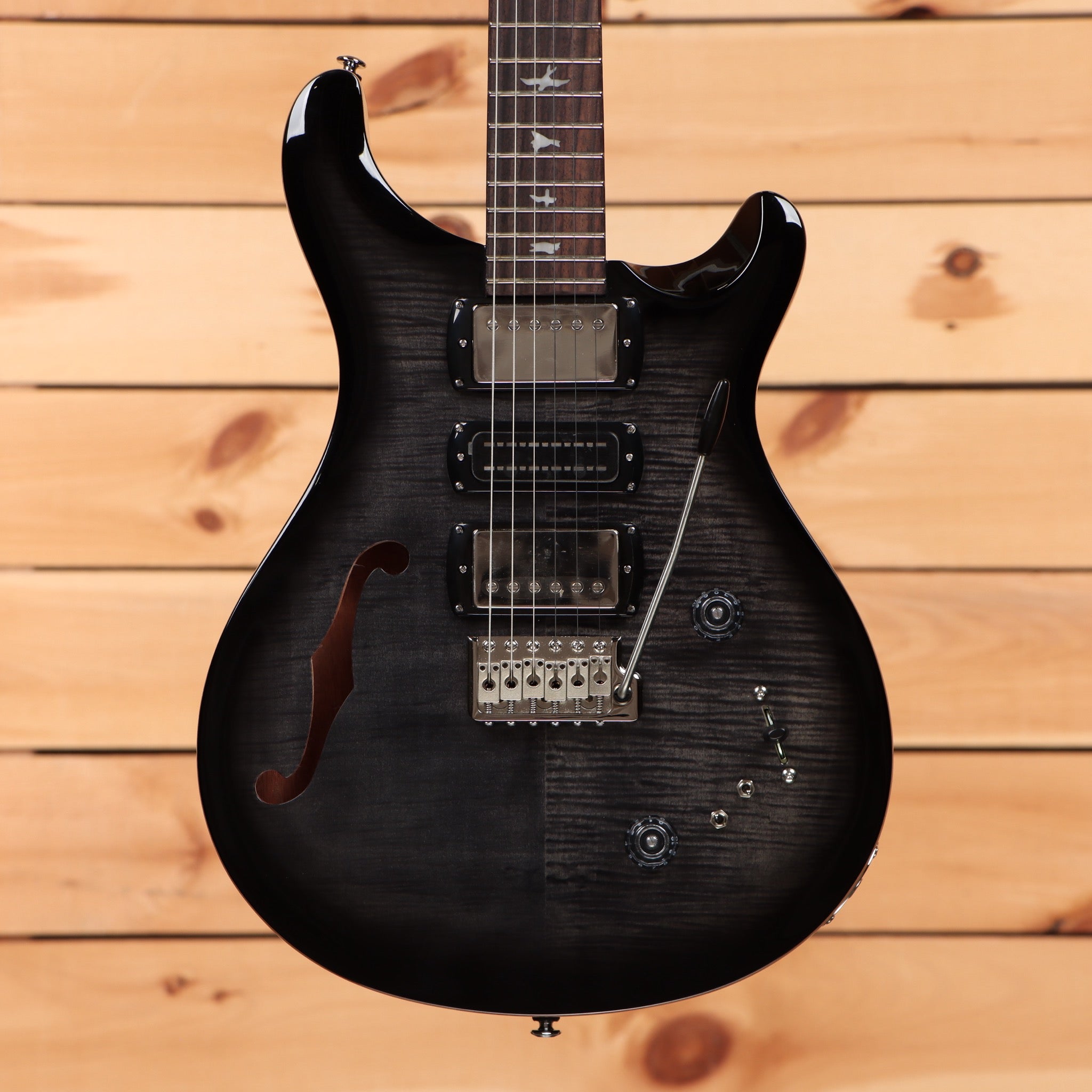 Paul Reed Smith SE Special semi-hollow electric guitar Charcoal Burst with dual humbuckers and f-hole
