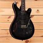 Paul Reed Smith SE Special semi-hollow electric guitar Charcoal Burst with f-hole and flamed maple top