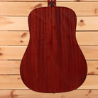 Eastman E1D Deluxe dreadnought acoustic guitar natural finish with mahogany back and sides