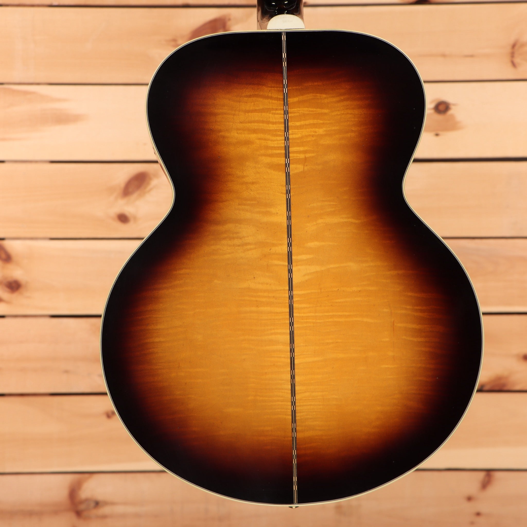 Gibson 1957 SJ200 Light Aged Vintage Sunburst jumbo acoustic guitar with flamed maple top