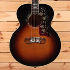 Gibson SJ200 light aged vintage sunburst acoustic jumbo guitar with ornate pickguard inlay