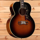Gibson SJ200 light-aged vintage sunburst acoustic jumbo guitar with floral pickguard inlay
