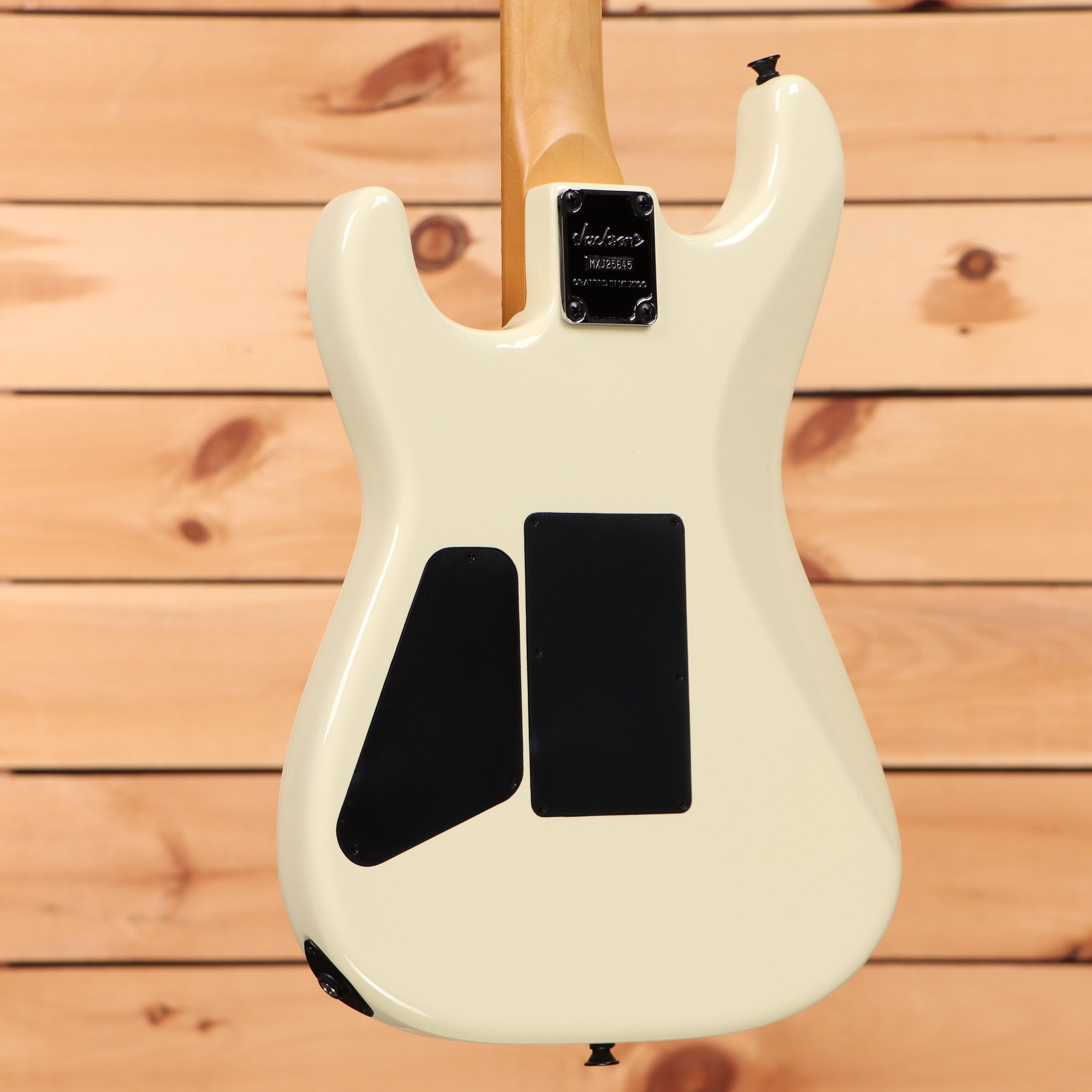Jackson Pro Origins 1985 San Dimas SD1A electric guitar Vanilla Shake with dual humbucker pickups