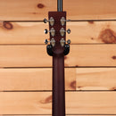 Boucher SG51MV acoustic guitar natural finish with chrome tuning machines and mahogany neck