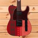 Fender Monster Hunter Rathalos Telecaster electric guitar Rathalos Red with decorative pattern pickguard