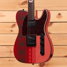 Fender Monster Hunter Rathalos Telecaster electric guitar Rathalos Red with dark tortoiseshell pickguard